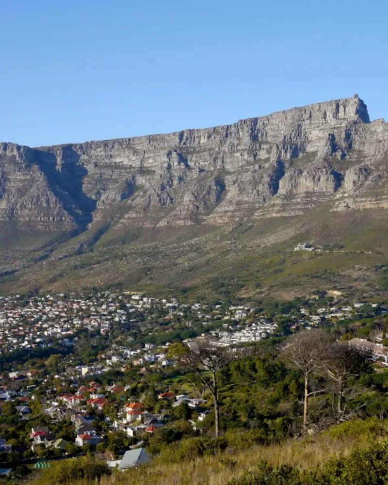 Table Mountain above Cape Town